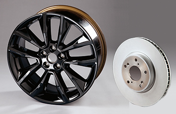 Wheel coating Wheel